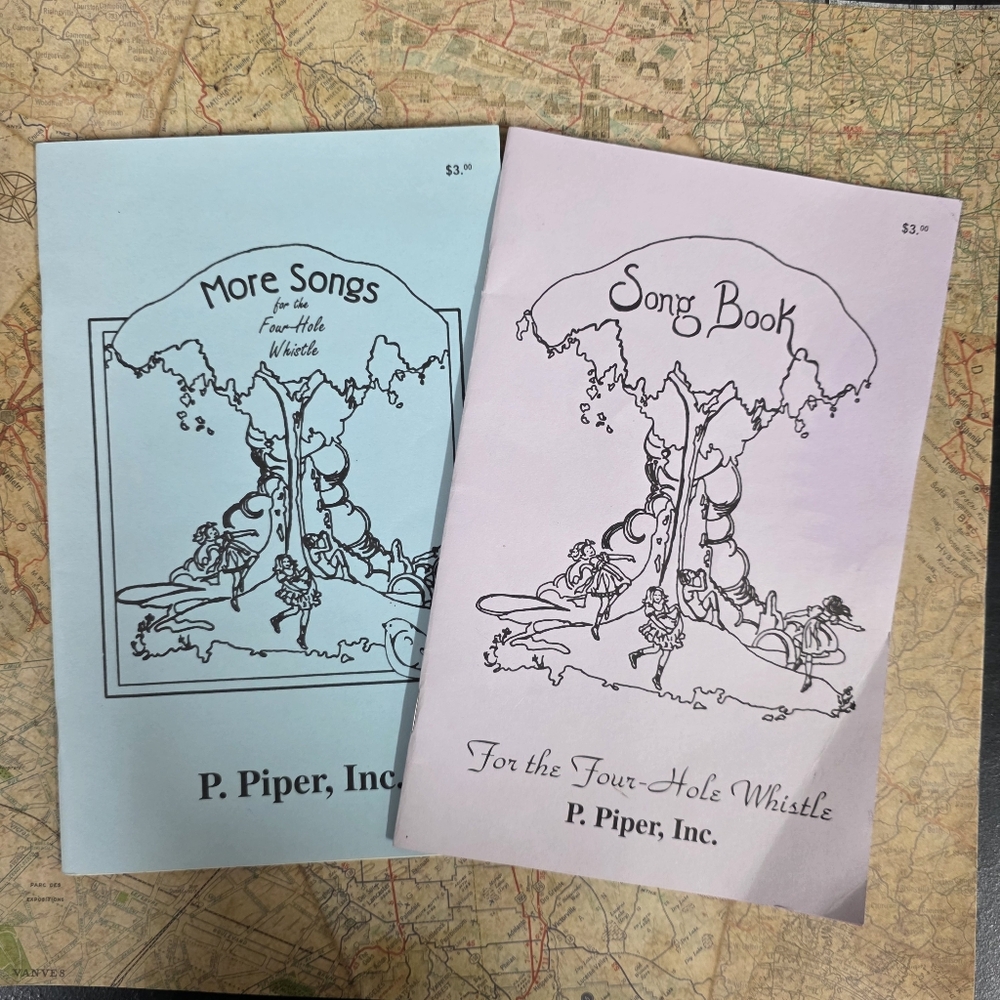 Four Hole Whistle Song Books - P. Piper, Inc. - Set of 2